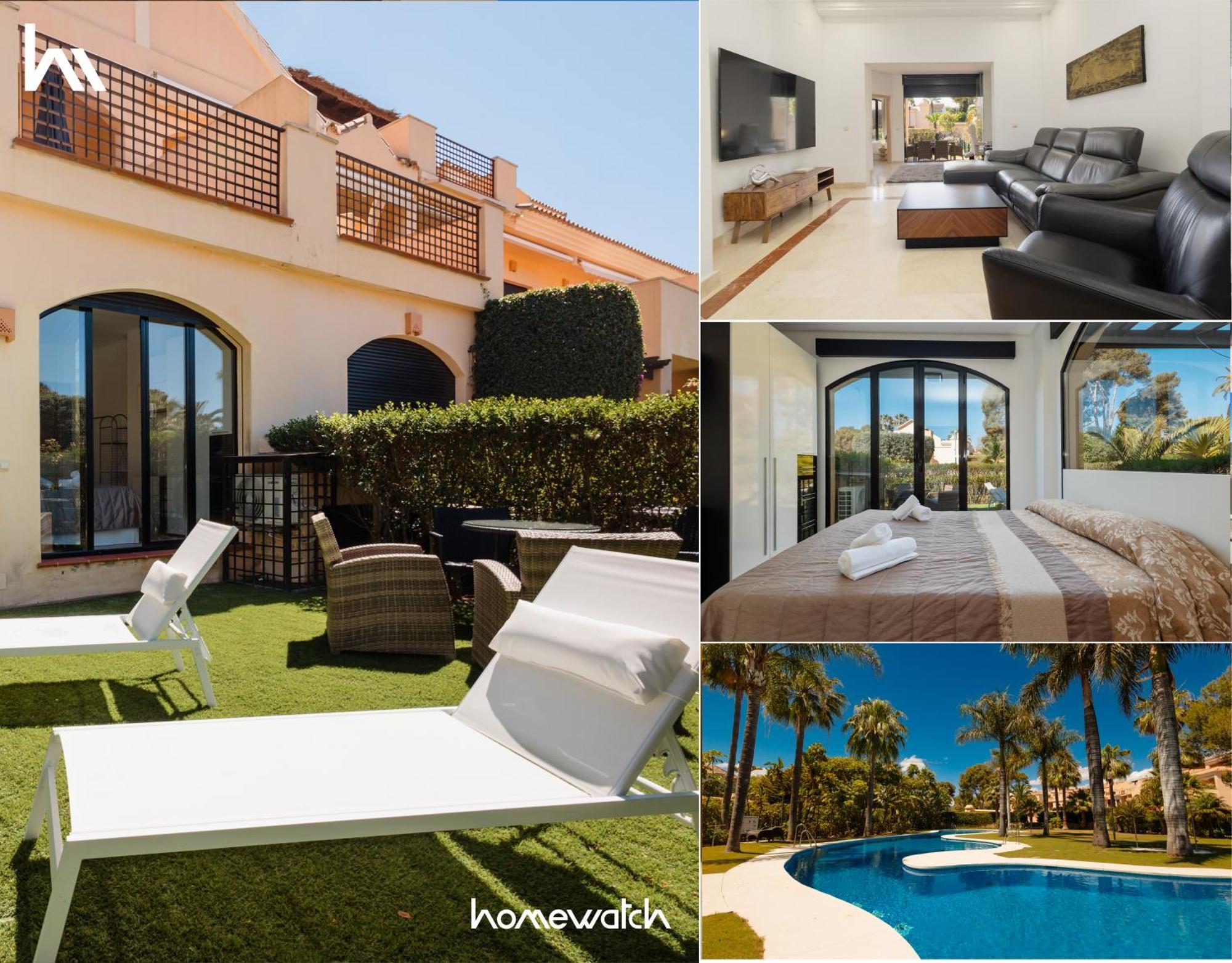 With 3 Bedrooms, Terrace, Indoor Pool And Sauna At 100 M From The Beach In Puerto Banus